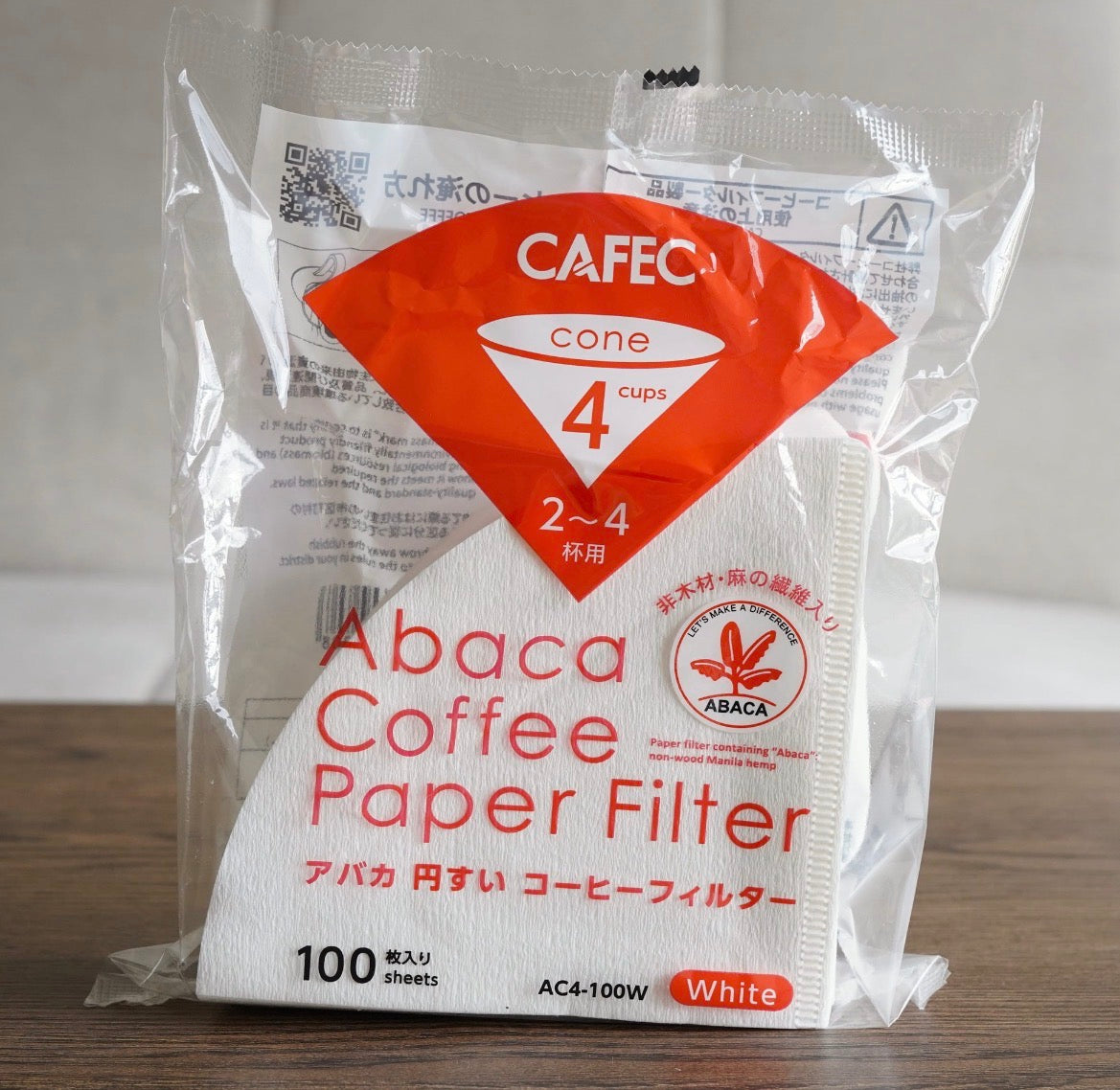 AC4-100W
Abaca Cone Filter
Cup4 · White
|
100pcs / pack