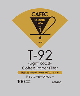 LC4-100W
Light Roast Paper Filter
Cup1