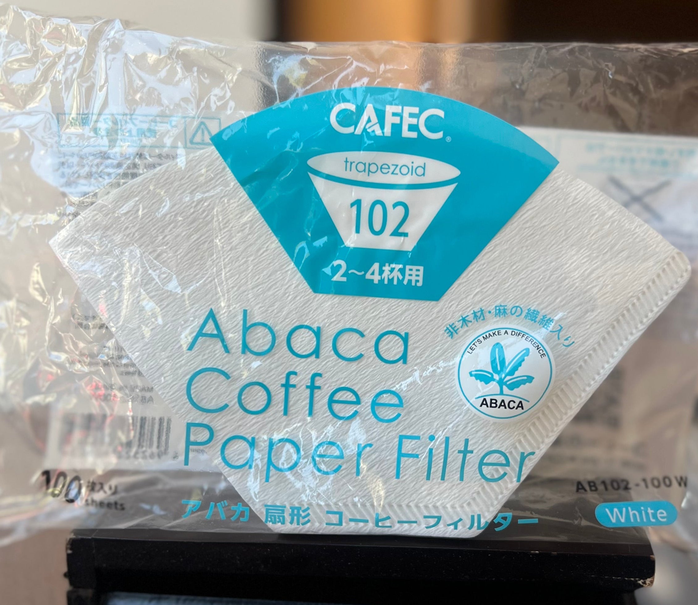 AB-102/100W
Abaca Trapezoid Filter
2–4Cups