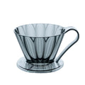 FLOWER DRIPPER OVAL (Clear Black) - Nebo specialty coffee Roastery