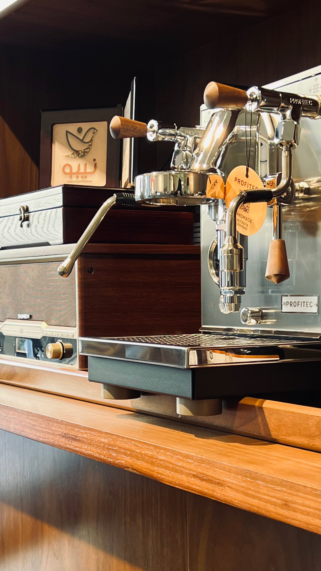 The JUMP is a compact and powerful heat exchanger machine that has a small footprint. A convenient switch located - Nebo specialty coffee Roastery