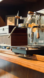 The JUMP is a compact and powerful heat exchanger machine that has a small footprint. A convenient switch located - Nebo specialty coffee Roastery