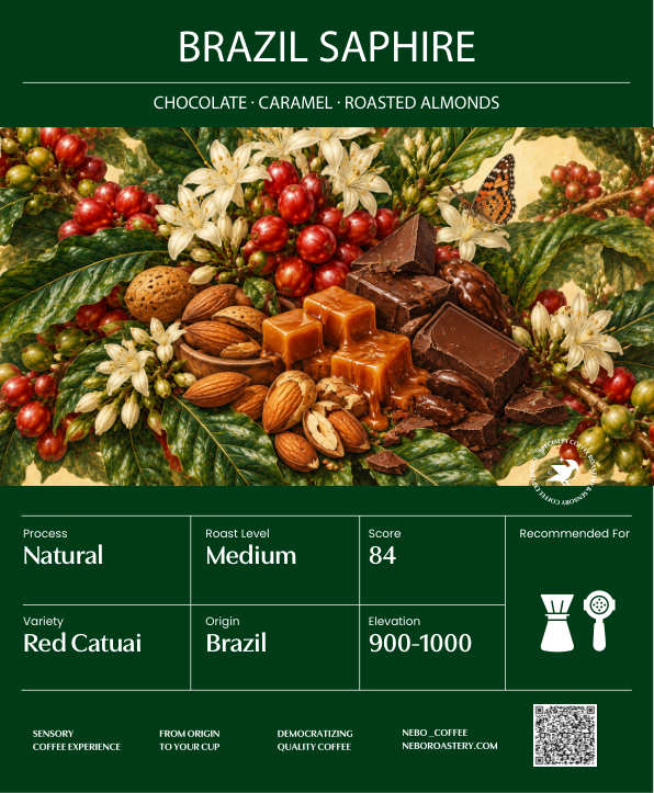 Brazil Saphire Natural - Nebo specialty coffee Roastery
