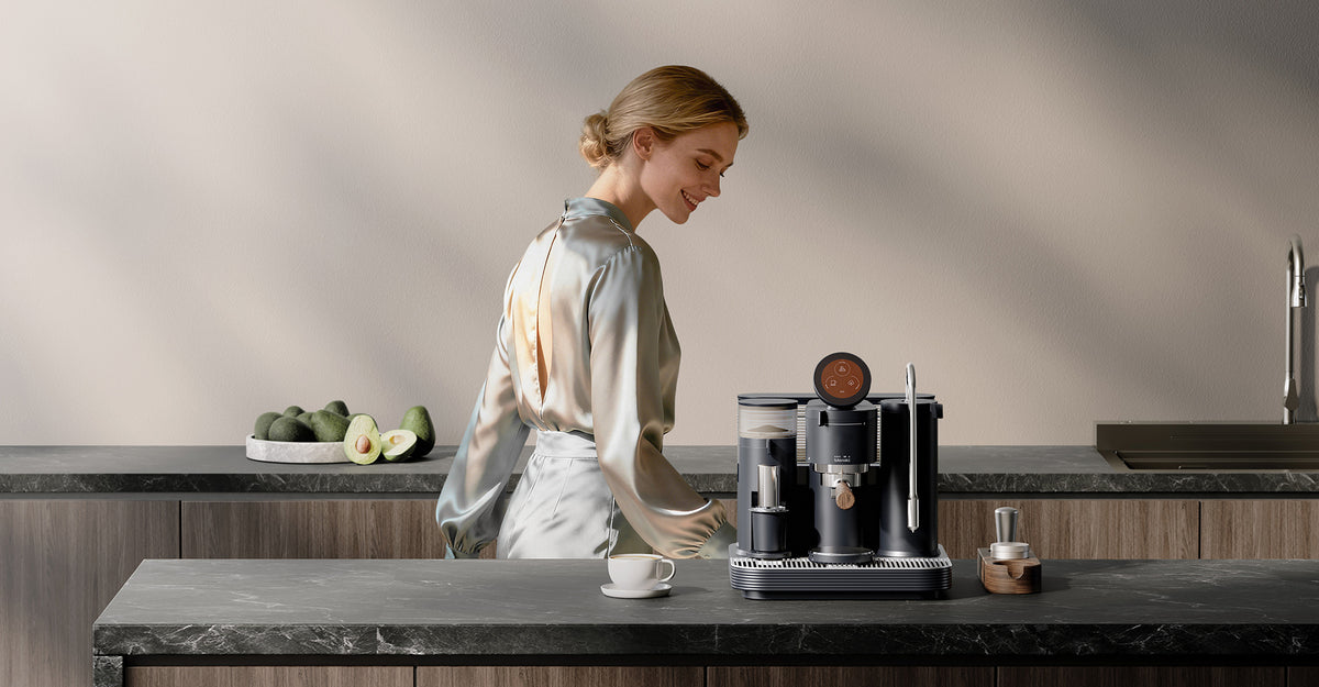 Meraki espresso machine — pre-order at Nebo Roastery