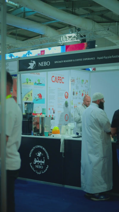 Nebo Roastery at the coffee expo